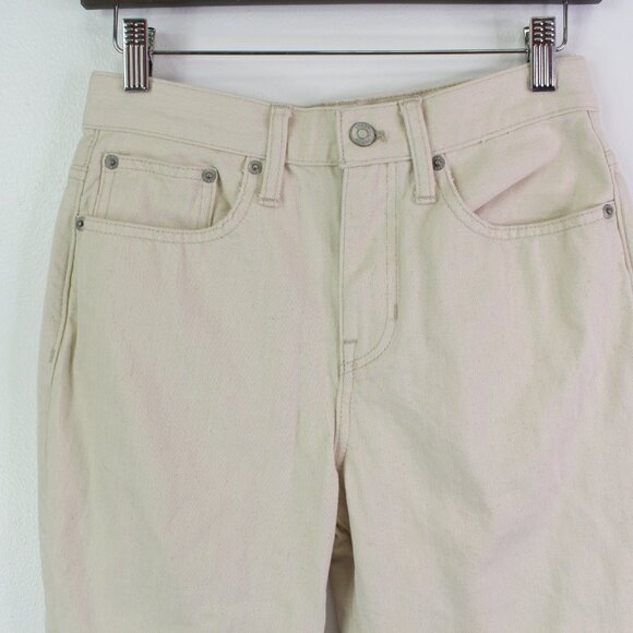 J. Crew Slouchy Boyfriend Jean in Ecru Size 24 - Picture 2 of 9